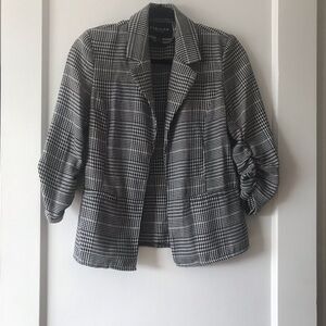 Parisian Checkered Blazer